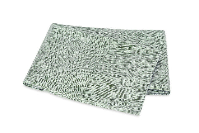 Matouk Jasper Flat Sheet at Fig Linens and Home Grass Green