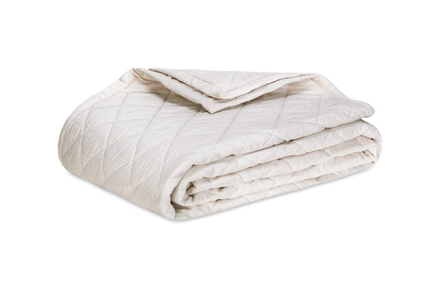 Matouk Jasper Quilted - Dune King Quilt at Fig Linens and Home