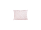 Matouk Jasper Quilted Boudoir Sham in Peony Pink at Fig Linens and Home