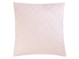 Matouk Jasper Quilted Euro Sham in Peony Pink at Fig Linens and Home