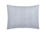Matouk Jasper Quilted - Hazy Blue Quilted King Sham at Fig Linens and Home