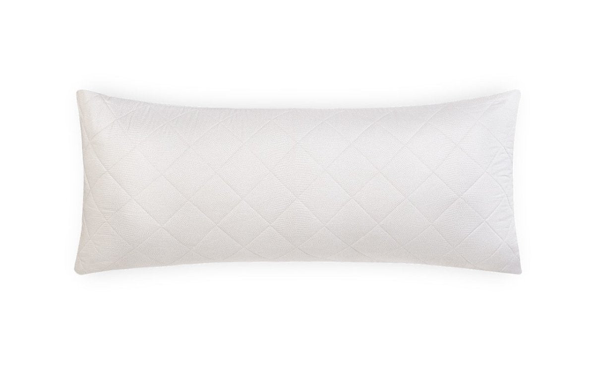 Matouk Jasper Quilted - Dune Quilted Lumbar Pillow Cover at Fig Linens and Home