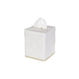 Jasper Tissue Box Cover in Dune by Matouk | Bathroom accessories at Fig Linens and Home