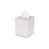 Jasper Tissue Box Cover in Dune by Matouk | Bathroom accessories at Fig Linens and Home