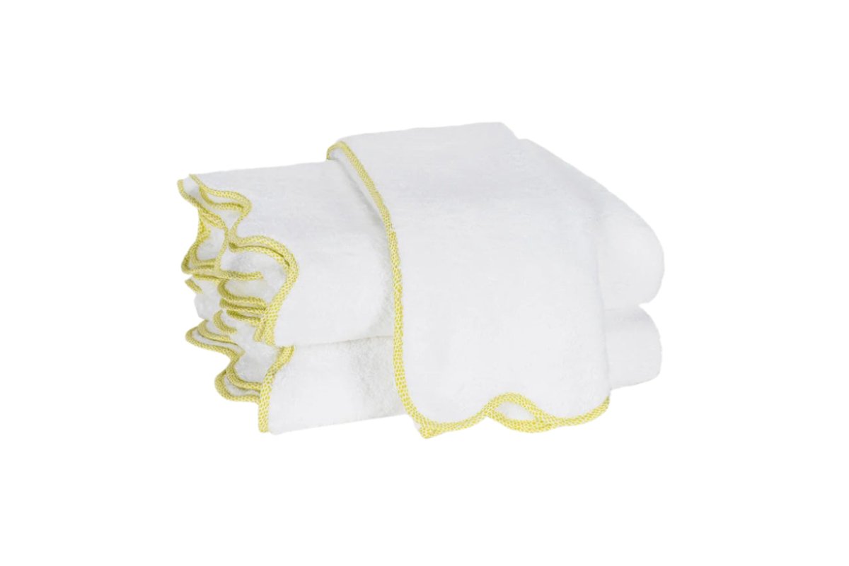 Jasper Bath Sheet 36 x 75 Lemon | Matouk at Fig Linens and Home 