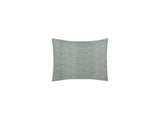 Matouk Jasper Quilted - Green Quilted Boudoir Sham at Fig Linens and Home