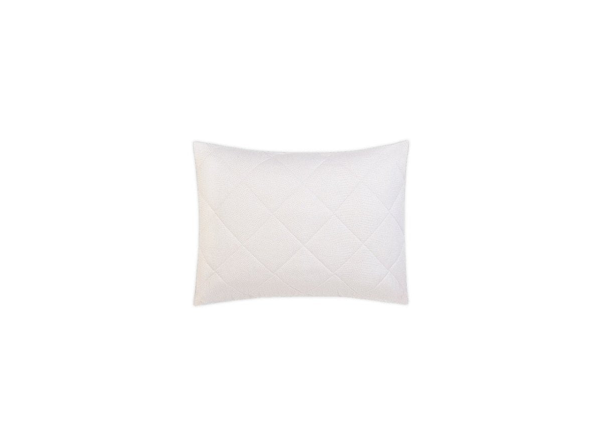 Matouk Jasper Quilted - Dune Quilted Boudoir Sham at Fig Linens and Home
