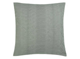 Matouk Jasper Quilted - Green Quilted Euro Pillow Cover at Fig Linens and Home