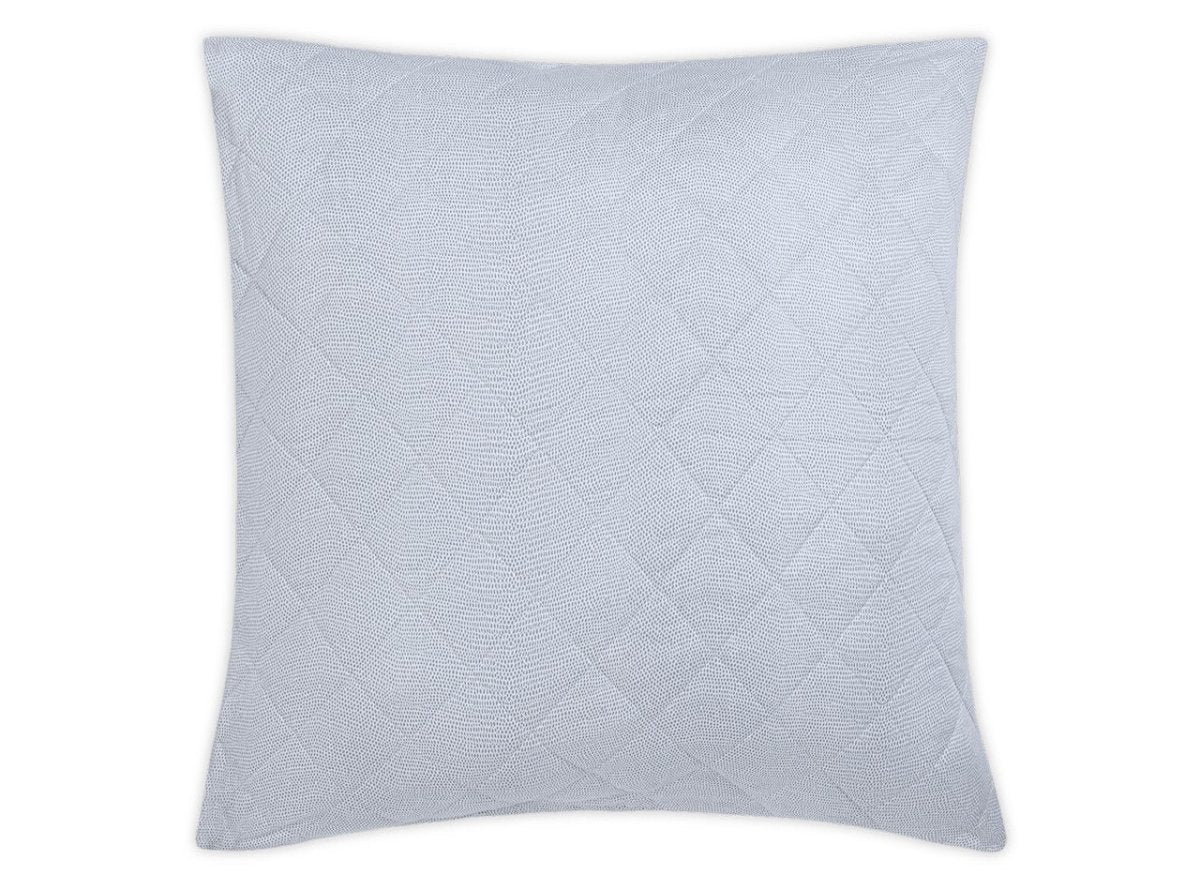 Matouk Jasper Quilted - Hazy Blue Quilted Euro Sham at Fig Linens and Home