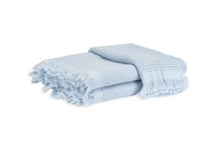 Matouk Kiran Hydrangea Blue Bath Towels | Fig Linens and Home