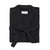Kiran Carbon Black Bathrobe | Matouk Robes - Light weight waffle robe at Fig Linens and Home