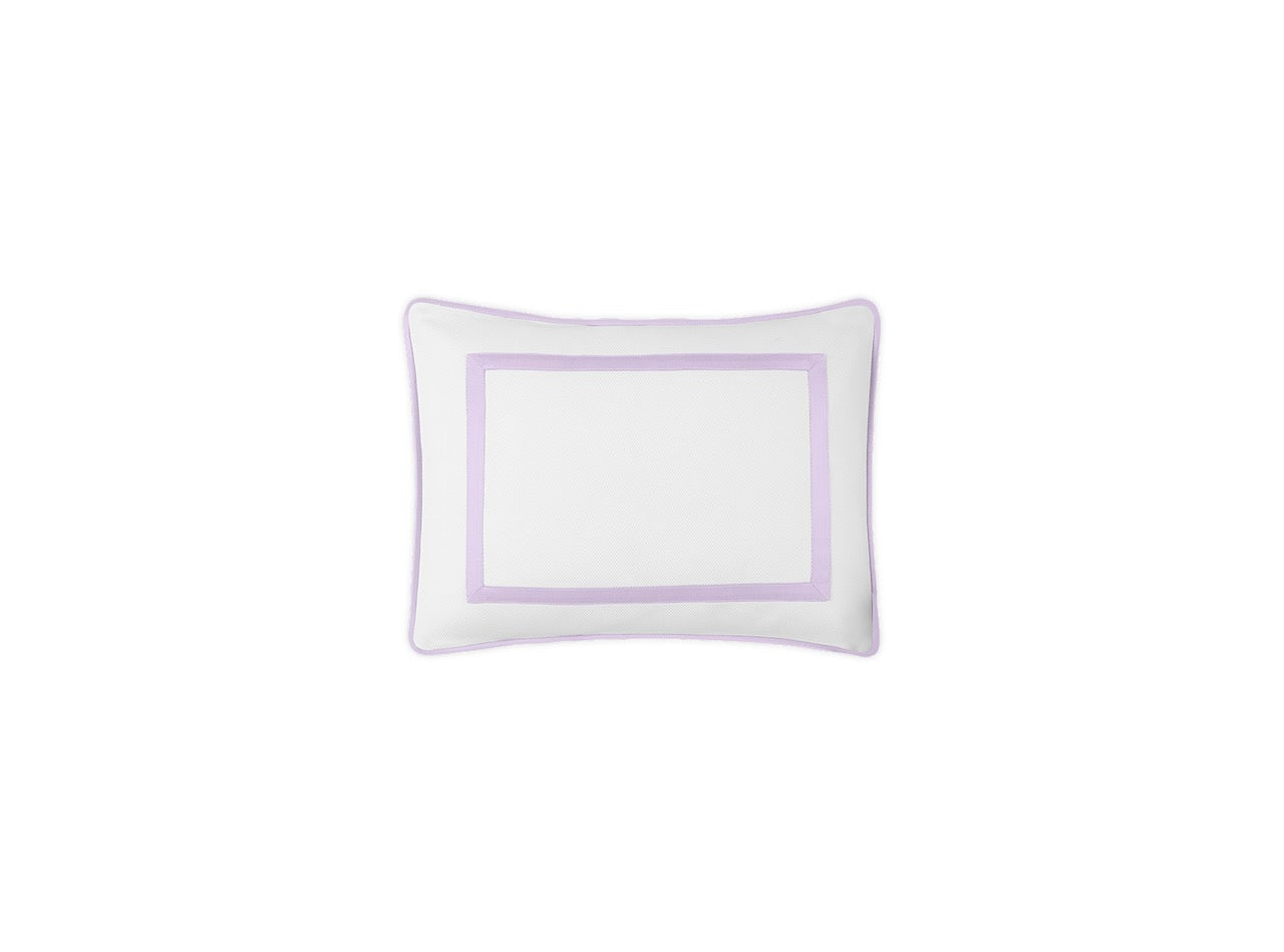 Matouk Louise Pique Boudoir Sham 12 x 16 Violet - M173 at Fig Linens and Home