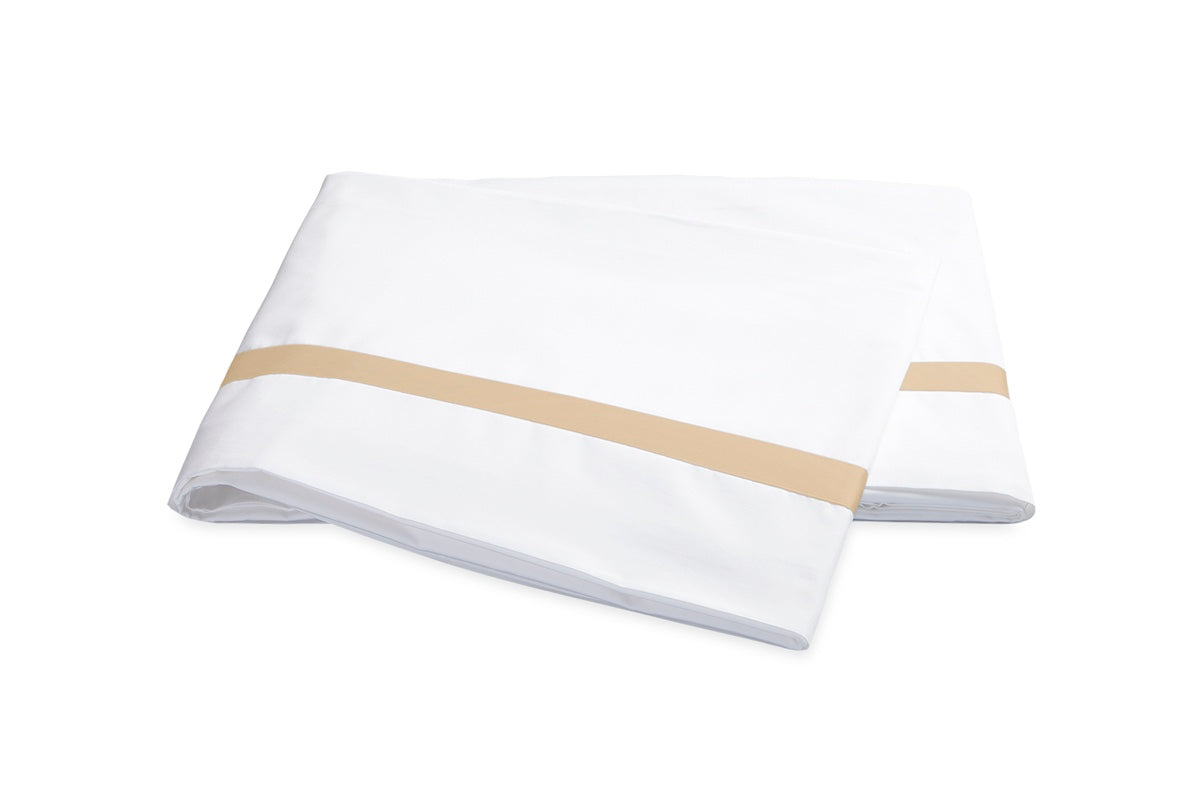 Matouk Bedding -  Lowell Ambrosia Flat Sheet at Fig Linens and Home