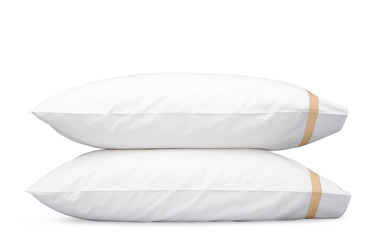 Matouk Bedding -  Lowell Ambrosia Pillowcases Pair at Fig Linens and Home