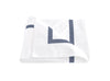Duvet Cover - Matouk Lowell Steel Blue Bedding at Fig Linens and Home