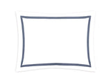 Pillow Sham  - Matouk Lowell Steel Blue Bedding at Fig Linens and Home