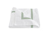 Matouk Bedding -  Lowell Celadon Green Duvet Cover at Fig Linens and Home