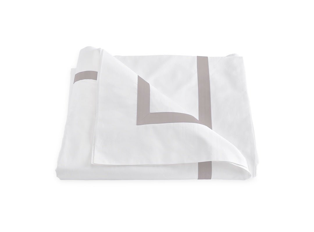Matouk Bedding -  Lowell Deep Lilac Flat Sheet at Fig Linens and Home