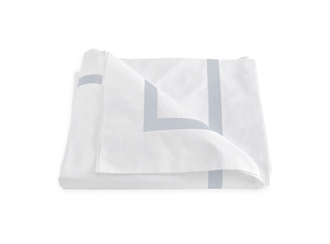 Matouk Bedding -  Lowell Dove Duvet Cover at Fig Linens and Home