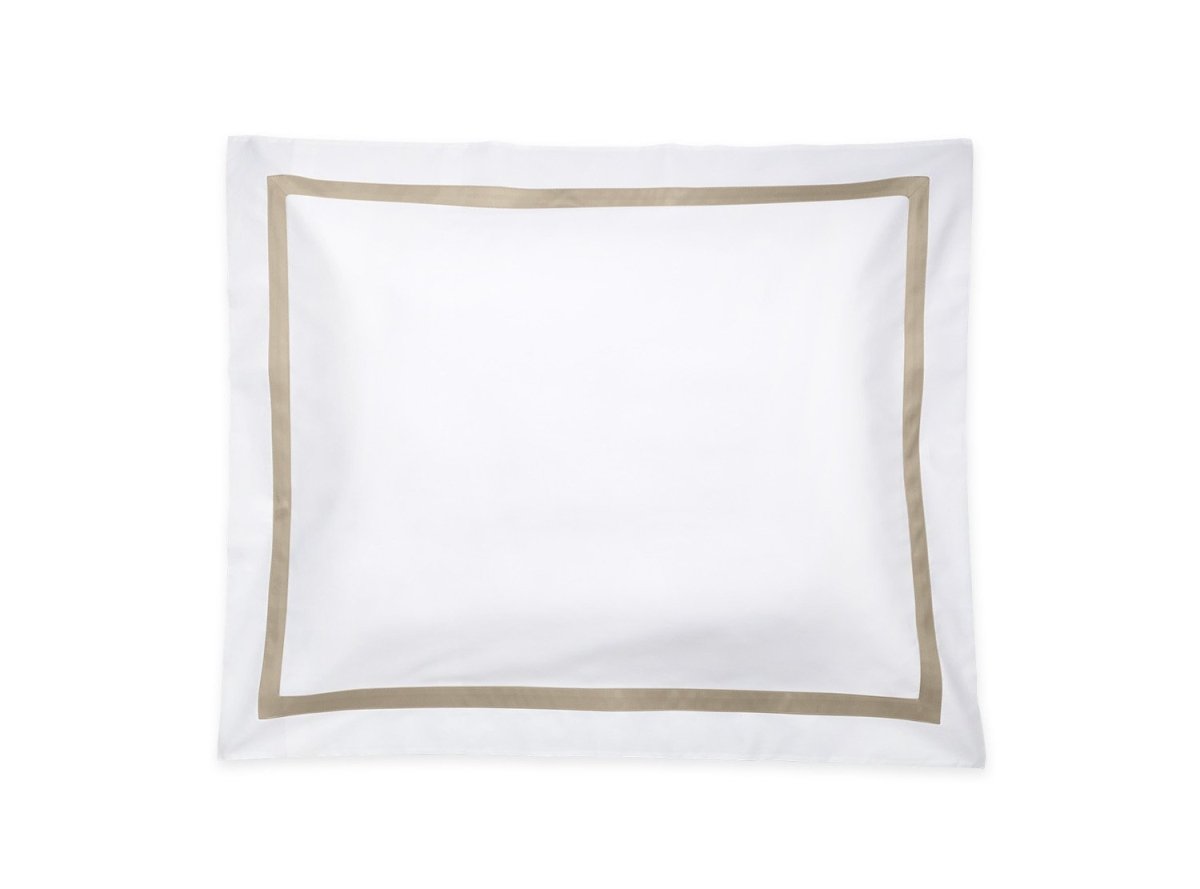 Pillow Sham | Matouk Lowell Khaki Bedding at Fig Linens and Home