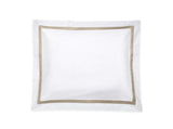 Pillow Sham | Matouk Lowell Khaki Bedding at Fig Linens and Home