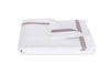 Matouk Matouk Lowell Matelassé Deep Lilac - King Coverlet 112 x 97 Deep Lilac at FIG LINENS AND HOME - 1
