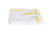Matouk Matouk Lowell Matelassé Lemon - King Coverlet 112 x 97 Lemon at FIG LINENS AND HOME - 1