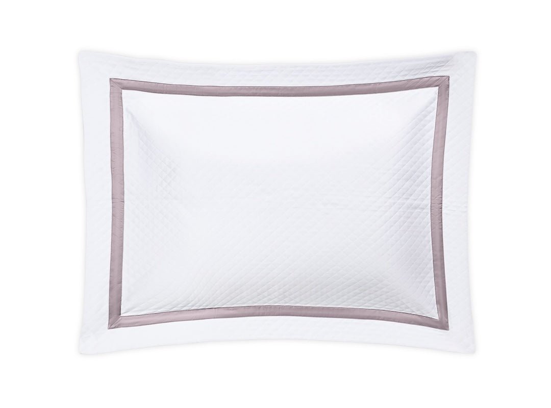 Matouk Matouk Lowell Matelassé Deep Lilac - King Sham 21 x 36 Deep Lilac at FIG LINENS AND HOME - 2