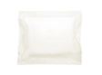 Luca Hemstitch Pillow Sham in Ivory | Matouk at Fig Linens