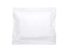 Luca Hemstitch Pillow Sham in White | Matouk at Fig Linens