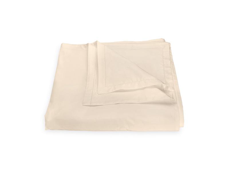 Duvet Cover - Matouk Luca Satin Stitch Beech Bedding at Fig LInens and Home