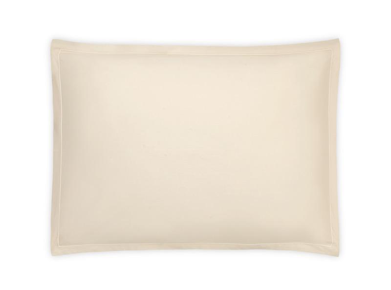 Pillow Sham - Matouk Sale on Luca Satin Stitch Beech Bedding at Fig LInens and Home
