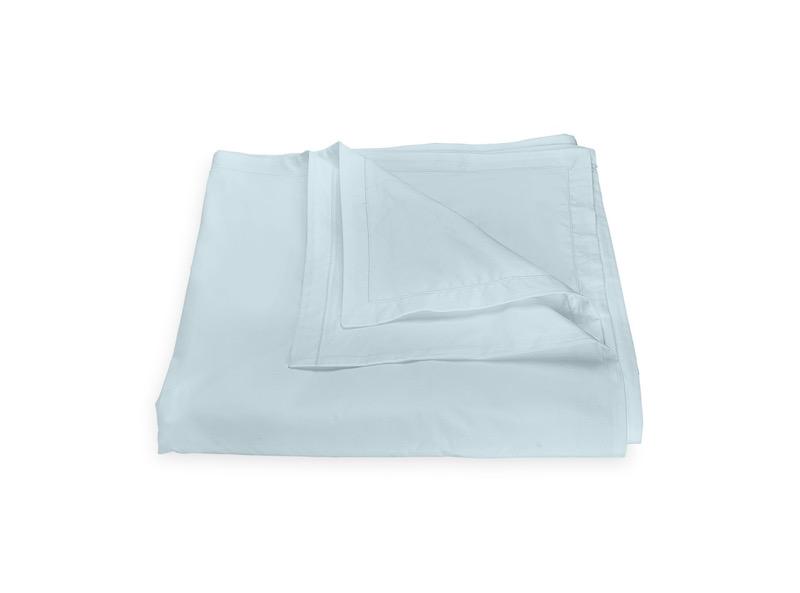 Duvet Cover - Matouk Luca Satin Stitch Pool Bedding at Fig LInens and Home