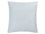 Matouk Margaret Cloud Bedding by Matouk Schumacher - Quilted Euro Sham 27 x 27 Cloud at FIG LINENS AND HOME - 2