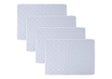 Matouk Matteo Quilted Placemats Azure at Fig Linens and Home