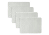 Matouk Matteo Quilted Placemats Palm at Fig Linens and Home