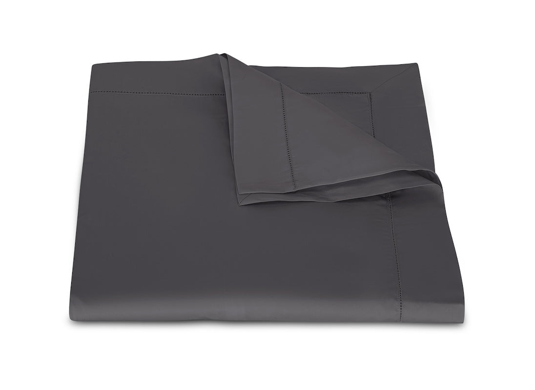 Matouk Milano Hemstitch Duvet Cover  Fig Linens and Home - Color Carbon