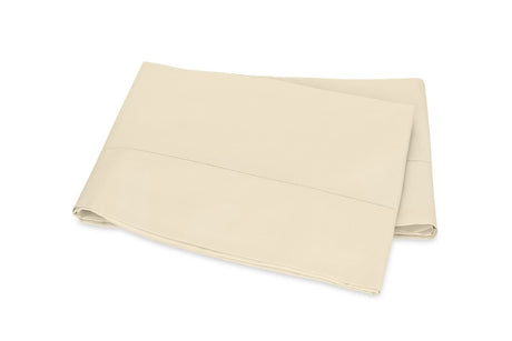 Matouk Milano Hemstitch Flat Sheet  Fig Linens and Home - Color Dune