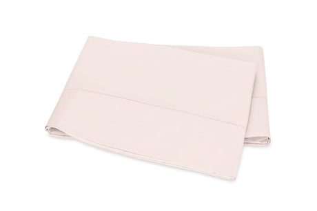 Matouk Milano Hemstitch Flat Sheet  Fig Linens and Home - Color Pink