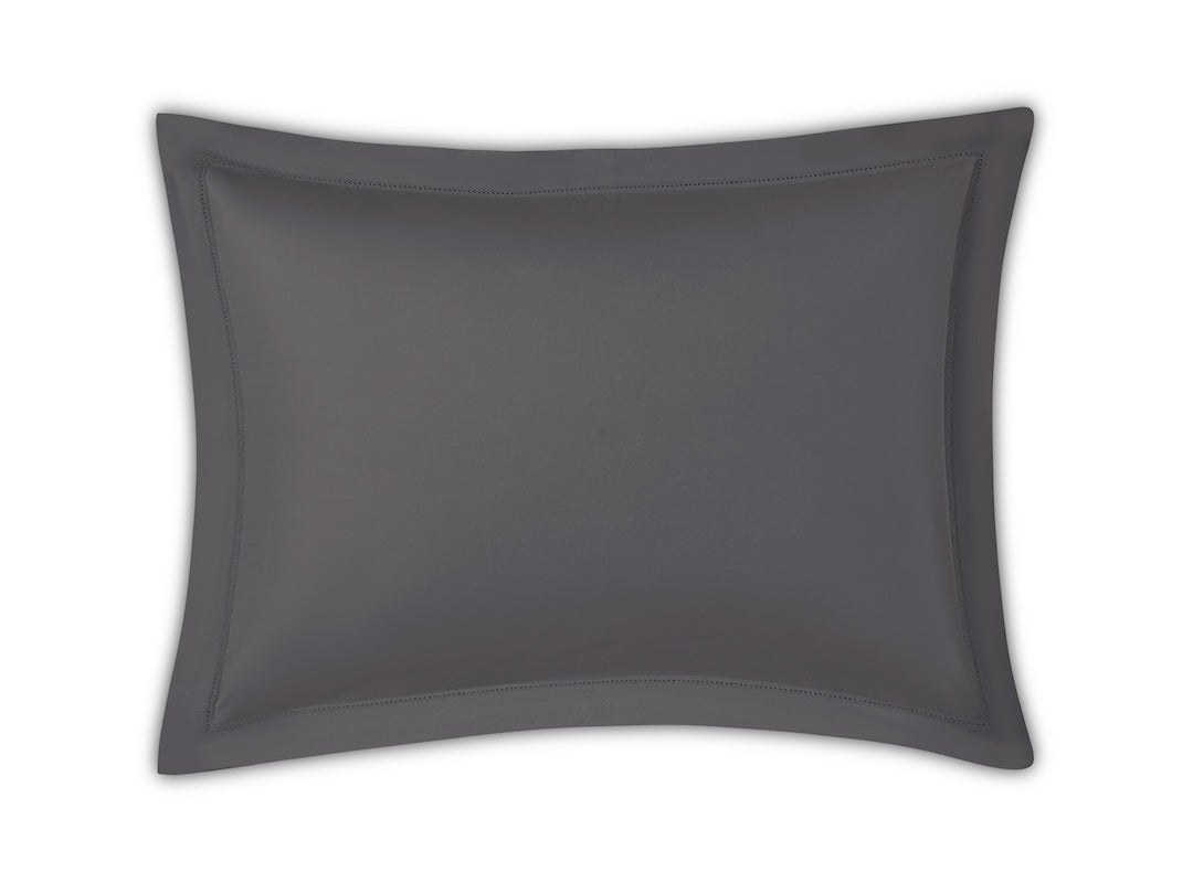 Matouk Milano Hemstitch Pillow Sham  Fig Linens and Home - Color Carbon
