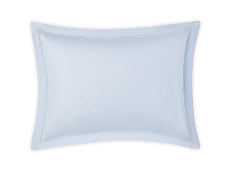 Matouk Milano Hemstitch Pillow Sham  Fig Linens and Home - Color Sky Blue
