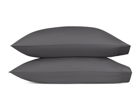 Matouk Milano Hemstitch Pillowcases  Fig Linens and Home - Color Carbon