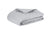 Quilted Coverlet - Matouk Percale Milano Dove Quilted Bedding at Fig Linens and Home