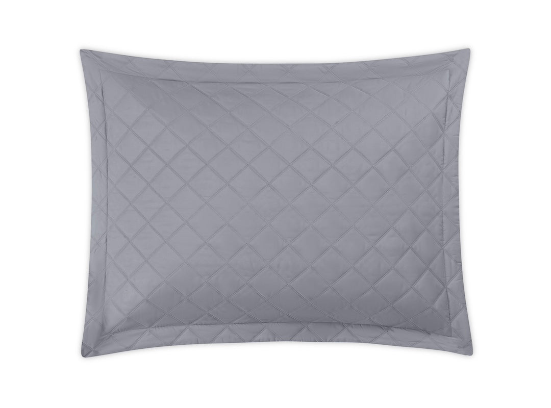 Quilted Coverlet - Matouk Percale Milano Elephant Quilted Bedding at Fig Linens and Home