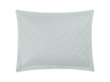 Pillow Sham - Matouk Percale Milano Pool Quilted Bedding at Fig Linens and Home
