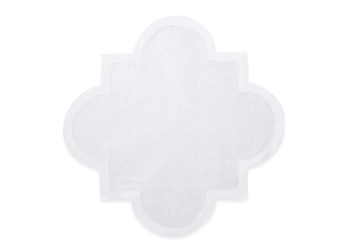 Matouk Mirasol Placemats in White | Fig Linens