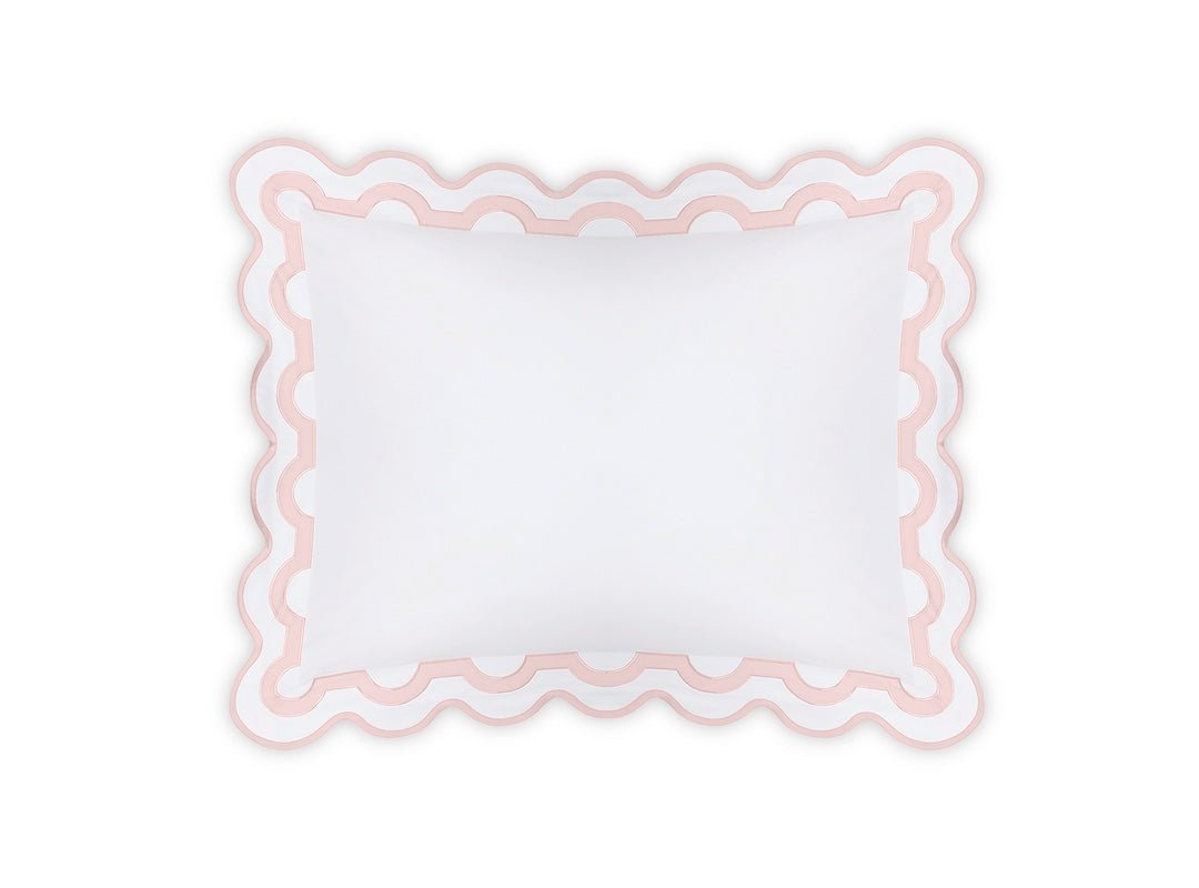 Pillow Sham - Matouk Mirasol Bedding in Pink at Fig Linens and Home