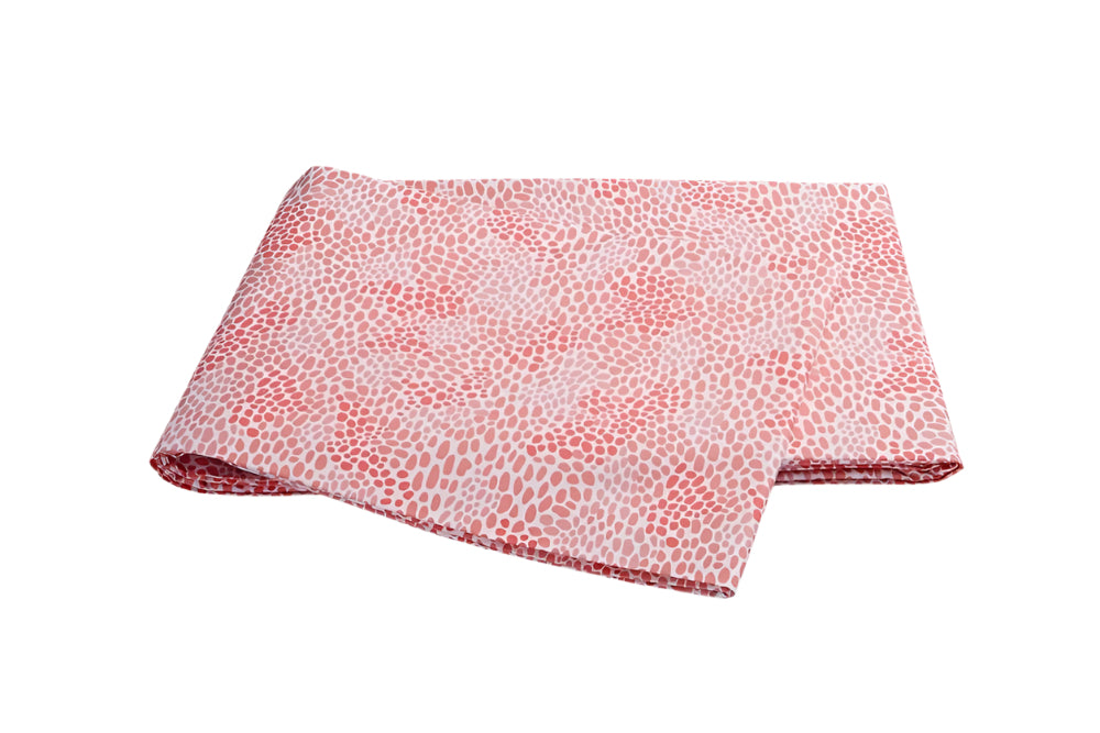 Matouk Nikita Coral Flat Sheet | Fig Linens and Home