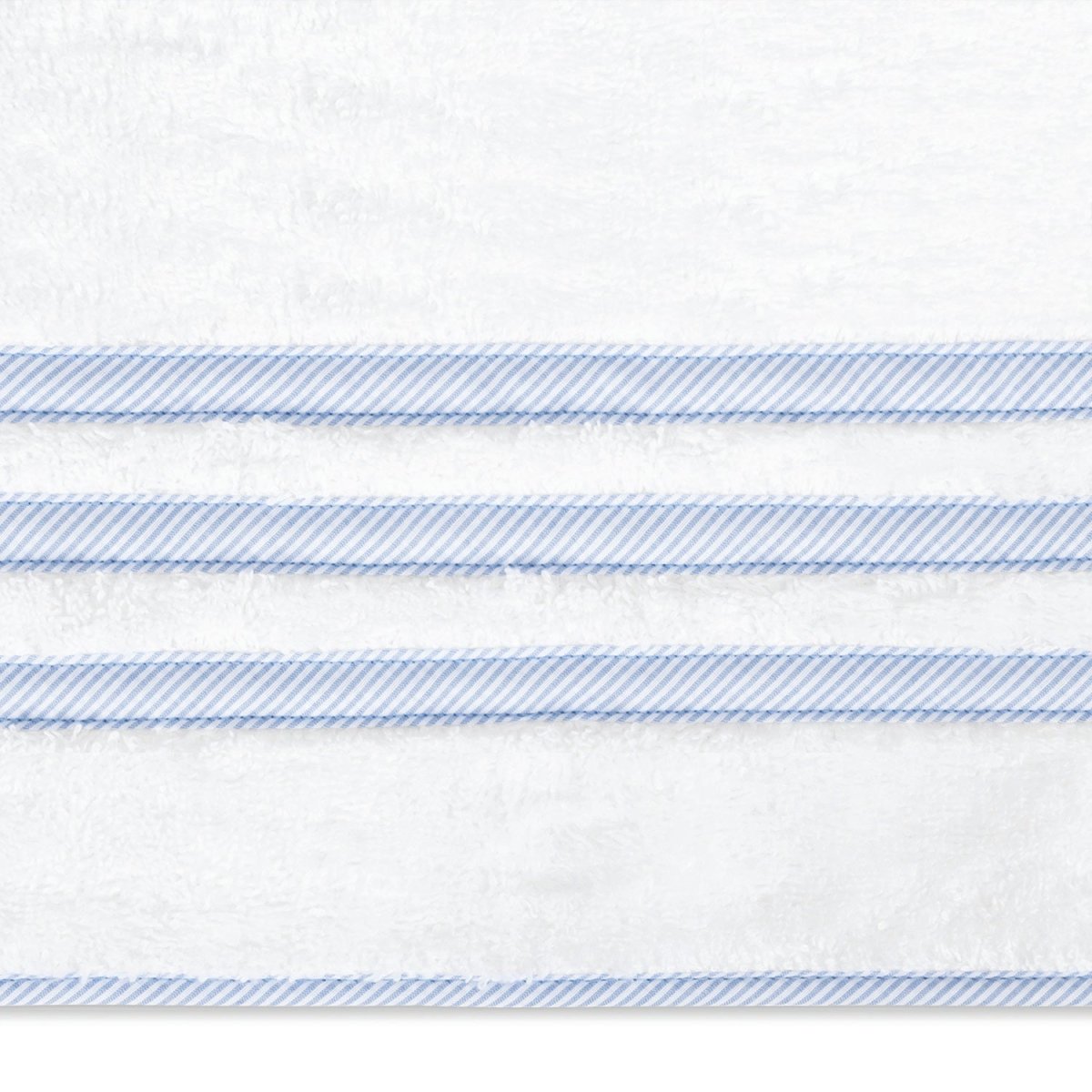 Matouk Newport Bath Towels in Blue Stripe | Fig Linens and Home