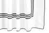 Newport Black Shower Curtain | Matouk at Fig Linens